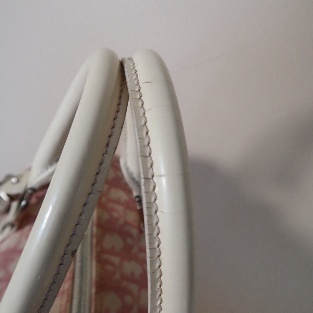 Dior Mini Boston Bag in Pink Trotter Monogram - Picture 8 of 15